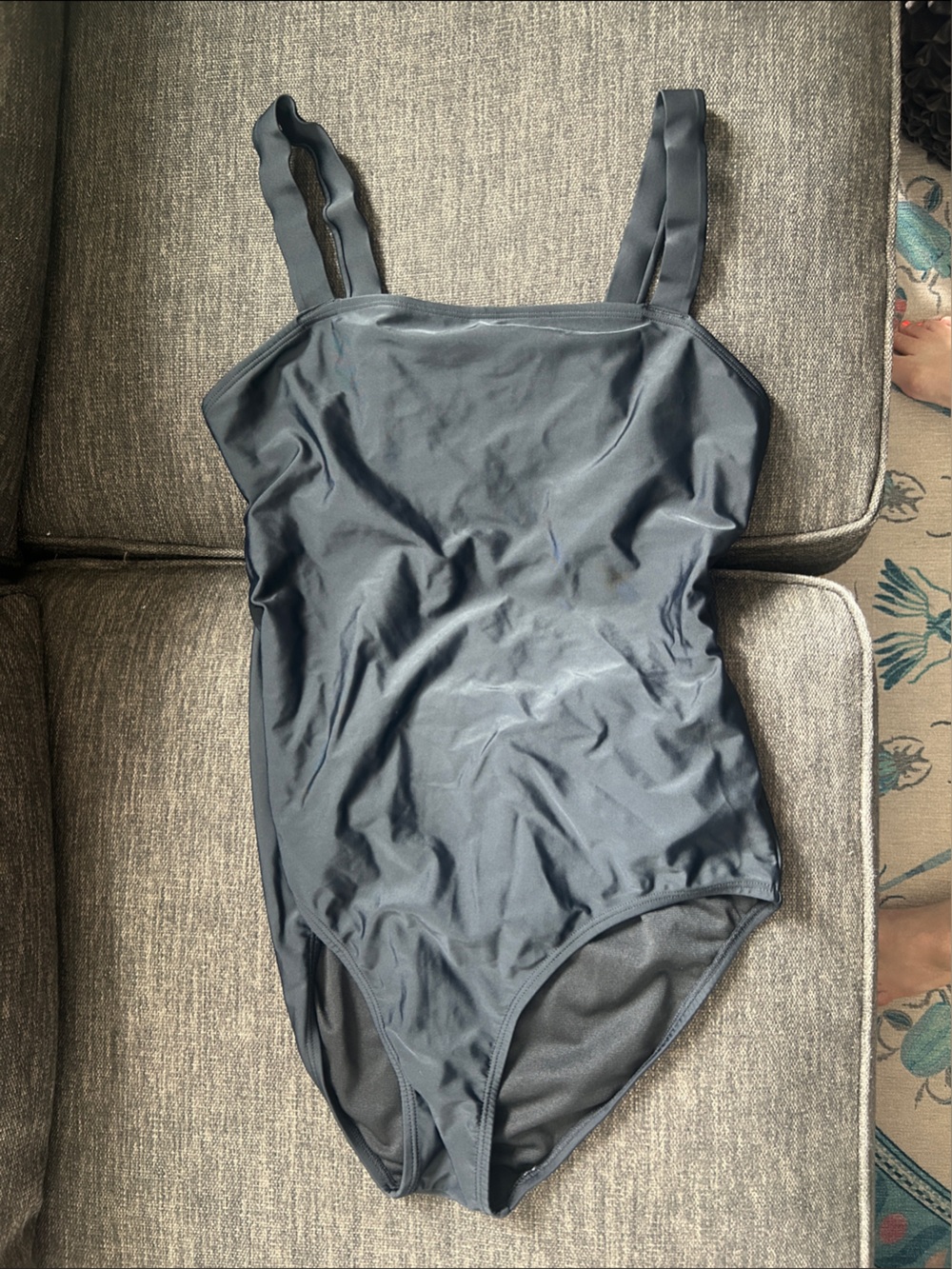 Classic One-Piece Swimsuit in Black
